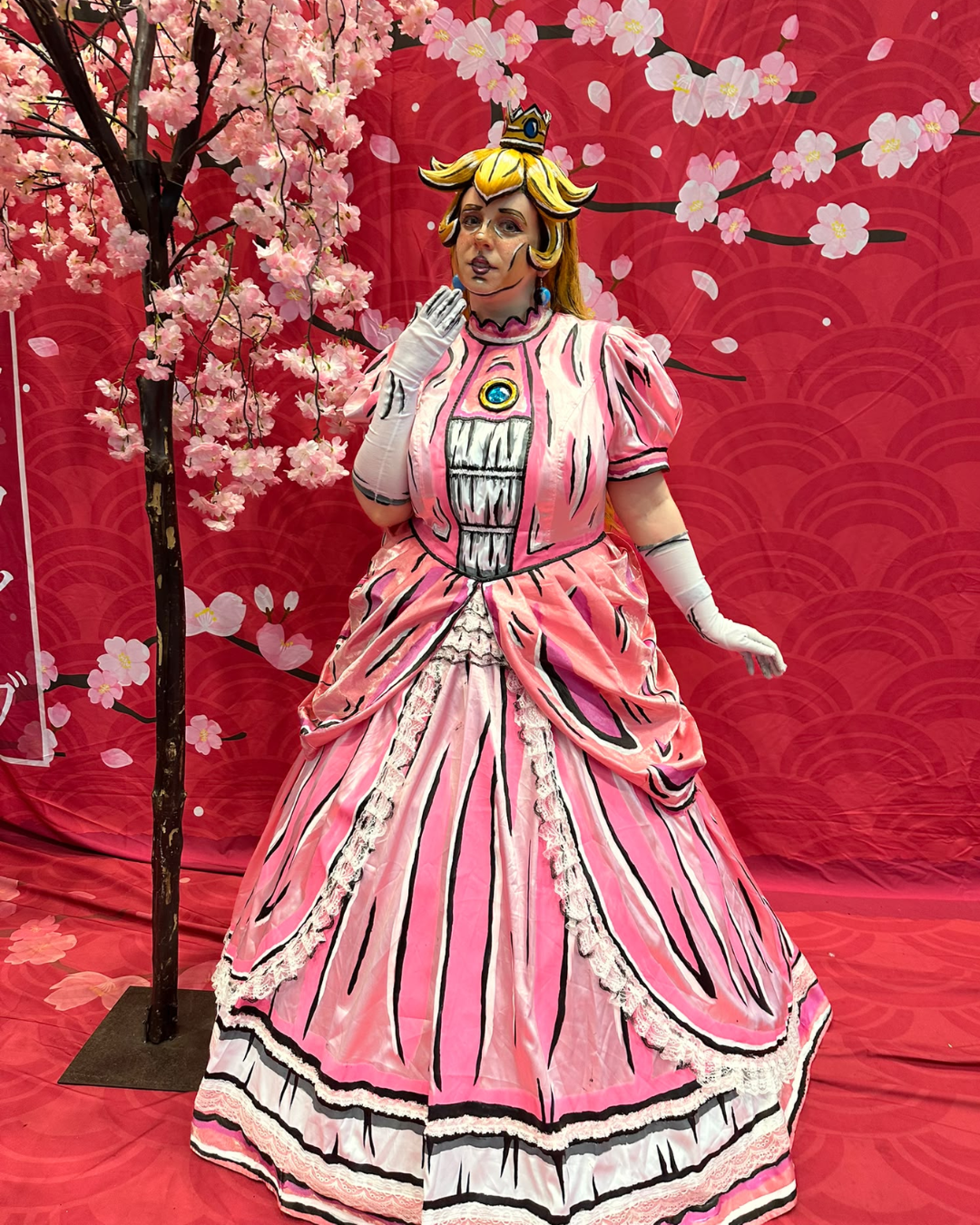 Princess Peach Cosplay Cherry Blossoms